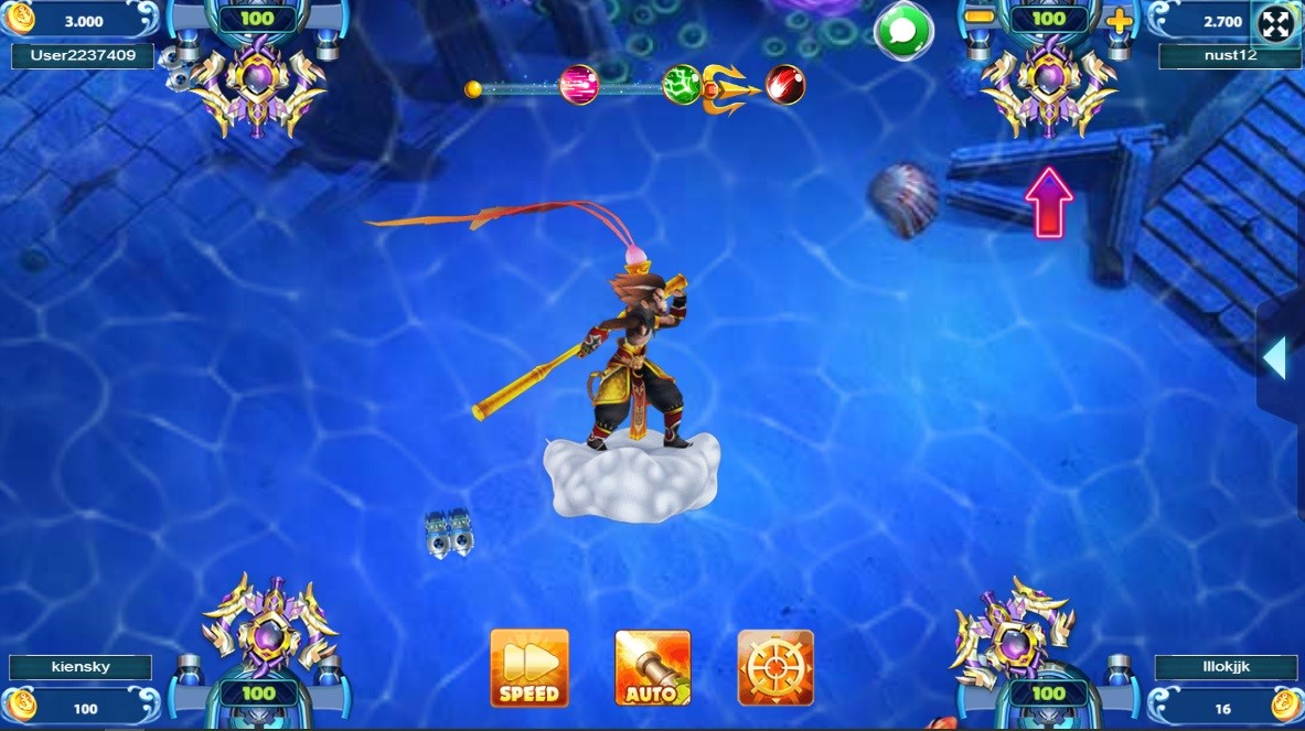 Đồ họa tại cổng game Bắn Cá Thần Tài