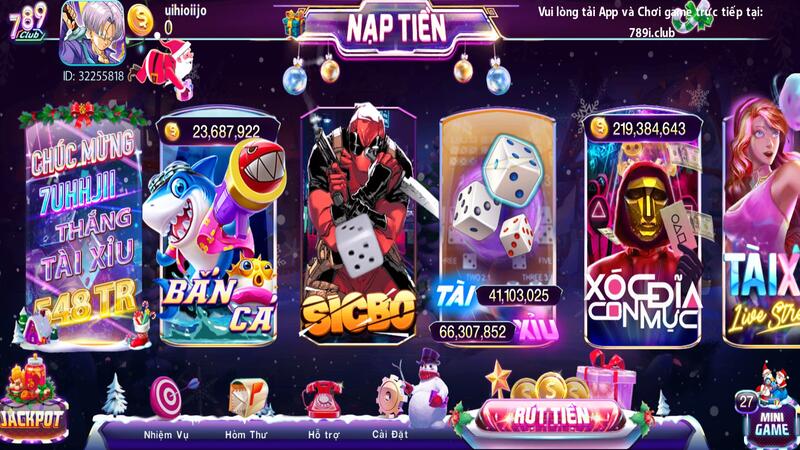 Giao diện 789 Club thế nào?