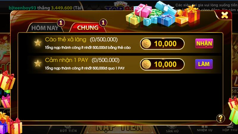 Khuyến mãi đặc sắc tại Top88