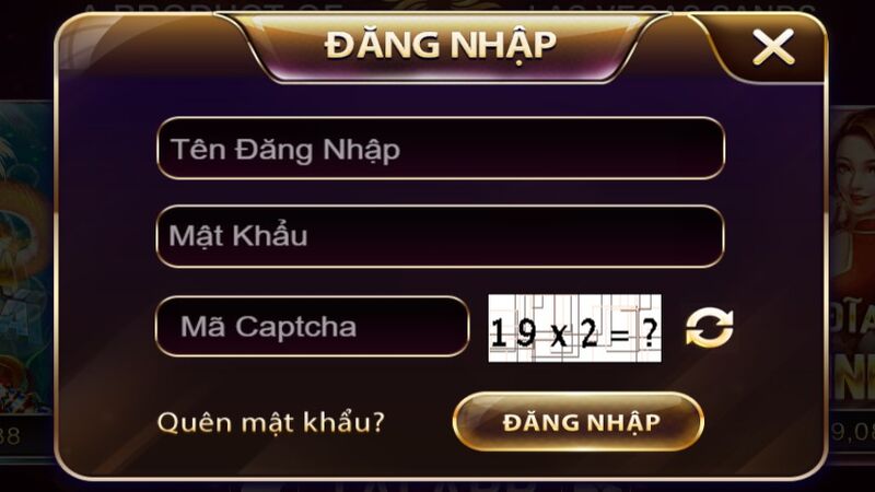 Quên mật khẩu đăng nhập Sunwin