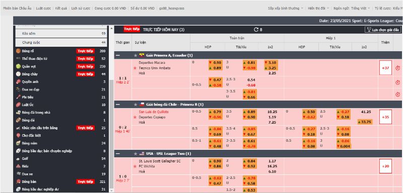 S thể thao với nhiều trò chơi khác nhau