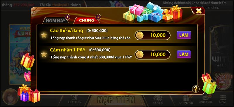 Cơn mưa khuyến mãi hỗ trợ anh em game X8 Club thủ rước thần tài về nhà