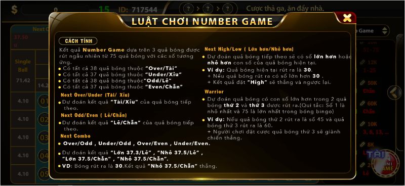 Dễ chơi dễ trúng khi đến với thiên đường số học number game