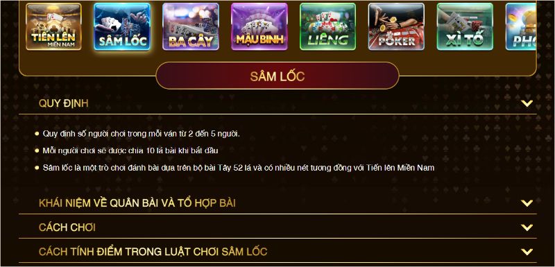 Luật chơi quen thuộc gần gũi với bất kỳ gamer nào đến với V8 Club
