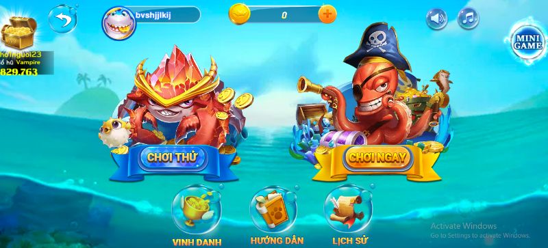 Giao diện trò chơi Bắn Cá tại Socvip được phà phát hành đầu tư đến từng chi tiết nhỏ nhất