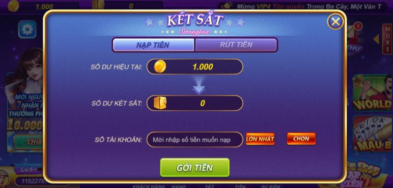 Sân chơi có nhiều tính năng nổi bật