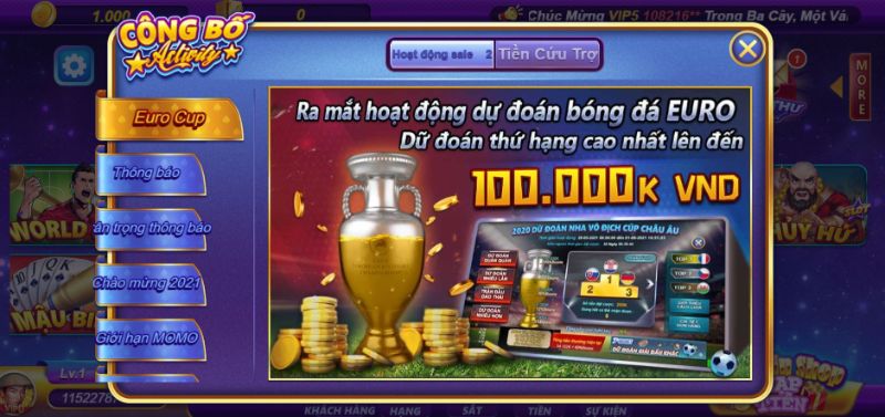 Cổng game mang đến cho người chơi nhiều khuyến mãi