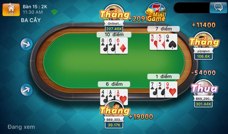 Game 3 cây online – Giải trí hấp dẫn, tiền về thả ga