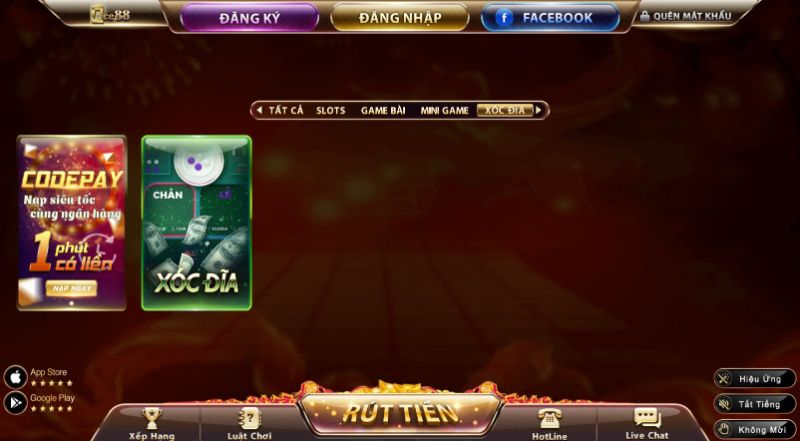 Game xóc đĩa truyền thống