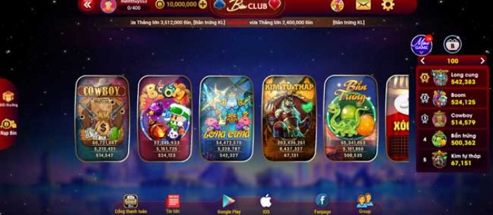Cổng game chuyên nghiệp được đầu tư công phu