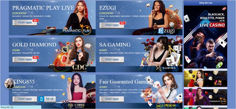 Tham gia phòng live casino tại M8Win dễ dàng và nhanh gọn nhất