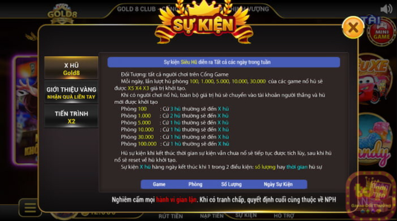 Tham gia sự kiện nhận thưởng và nạp rút với tỉ lệ 1:1