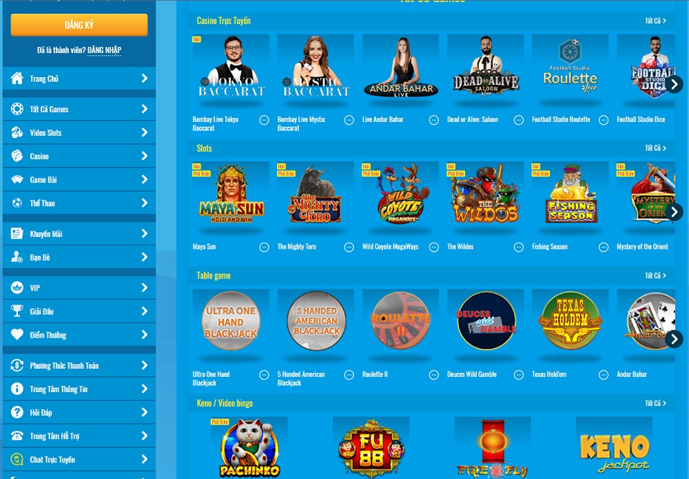 Tìm hiểu về những sản phẩm cá cược phổ biến tại HAPPYLUKE