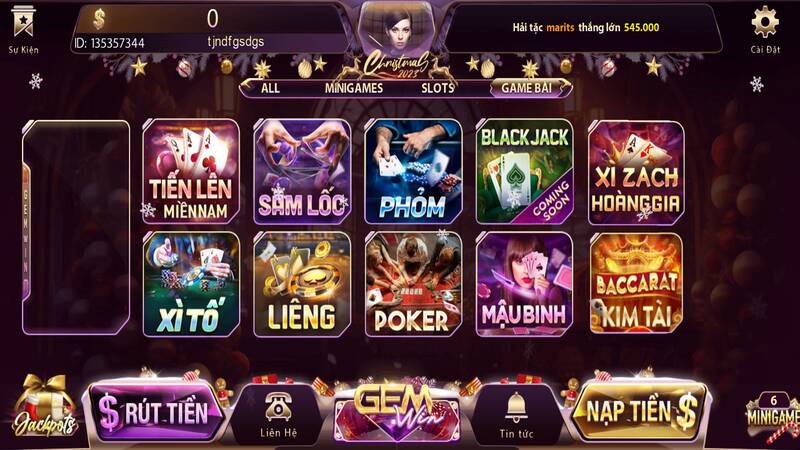 Kho game bài Gemwin