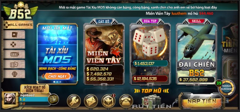 Tải App nổ hũ B52 Game nhận giftcode bất ngờ từ nhà cái