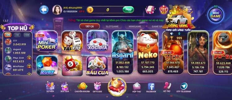 Khám phá kho game cá cược đổi thưởng của cổng game K8Vin